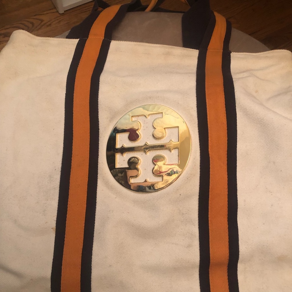 Tory Burch Canvas tote bag- make offer!